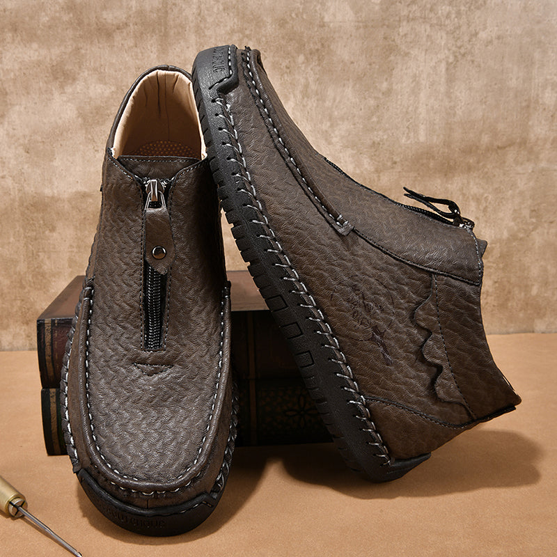 Men's Vintage Outdoor Work Boots – Orthopedic Comfort, Handcrafted Stitching, Waterproof & Non-Slip, Relieves Foot Pain-SCSLUXE