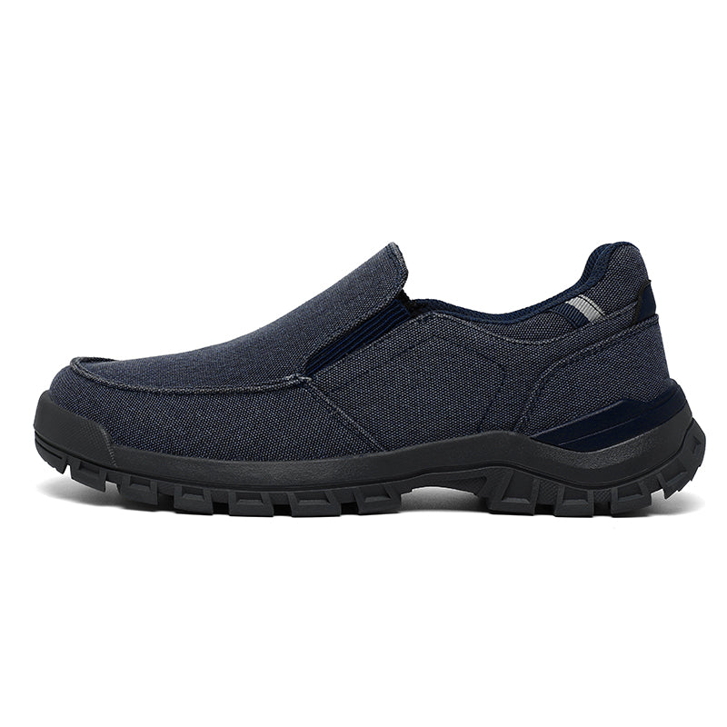 Men's Comfortable Non-Slip Pigskin Slip-On Casual Walking Shoes Outdoor Sports Shoes