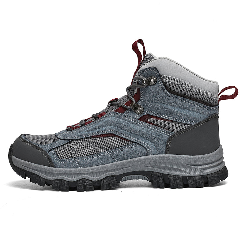 Men's Waterproof Hiking Boots - Breathable Quick-Dry Upper,Mountain Trekking & Outdoor Adventures | All-Terrain Grip & Abrasion-Proof-SCSLUXE