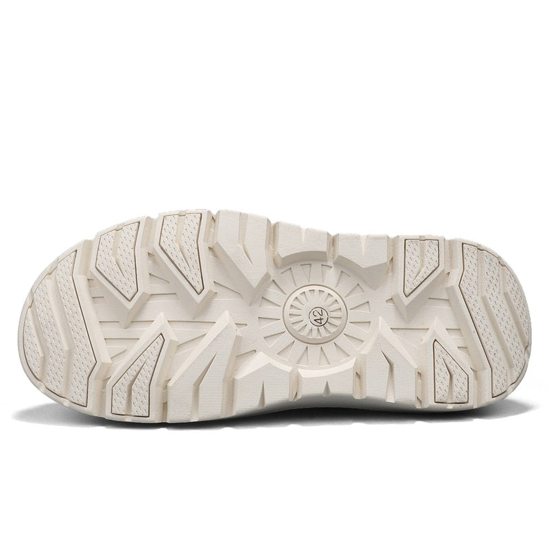 Men's Winter Warmth Wool Snow Boots Waterfoor Non-Silp Cotton Boots Orthopedic Support Winter Slippers-SCSLUXE