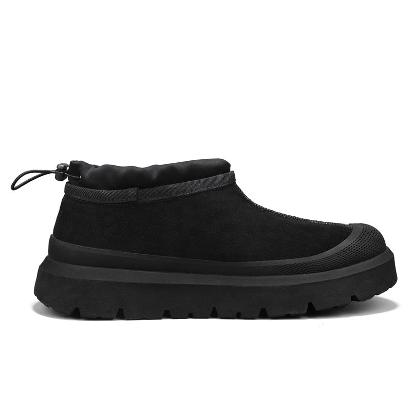 Men's Winter Warmth Wool Snow Boots Waterfoor Non-Silp Cotton Boots Orthopedic Support Winter Slippers-SCSLUXE