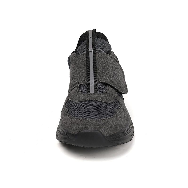 Men‘s’ Slip-On Running Walking Shoes - Zero Laces Comfort, Non-Slip Traction & Cushioned Support
