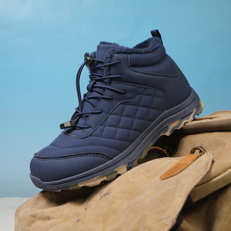 Men Combat Boots Waterproof Non-Slip Hiking Boots Anti-Puncture Anti-Sprain Work Boots