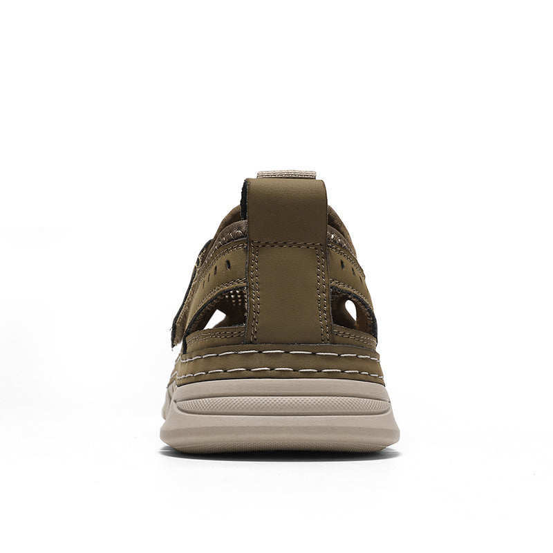 (⏳49% OFF)Men's Mesh Fisherman Sandals – Hook & Loop, Non-Slip for Wading & Fishing