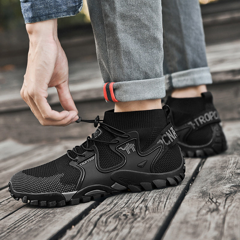 Men's Brand Hiking Shoes Outdoor Shoes Waterproof Non-slip Nnti-sprain