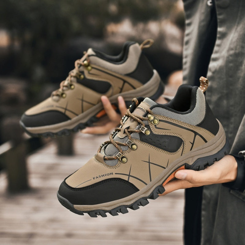 (💥NOW ON: 49% OFF Sale!🔥) Latest Men's Genuine Leather Non-Slip Waterproof Outdoor Hiking Shoes