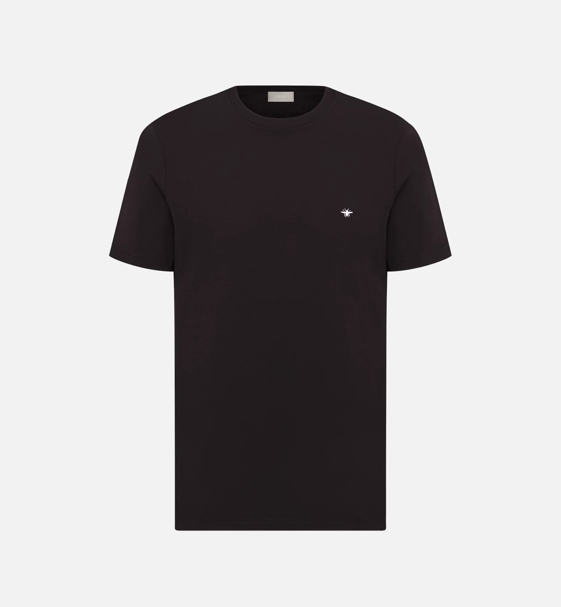 Minimalist Bee Embroidered T-Shirt – Casual Cotton Tee