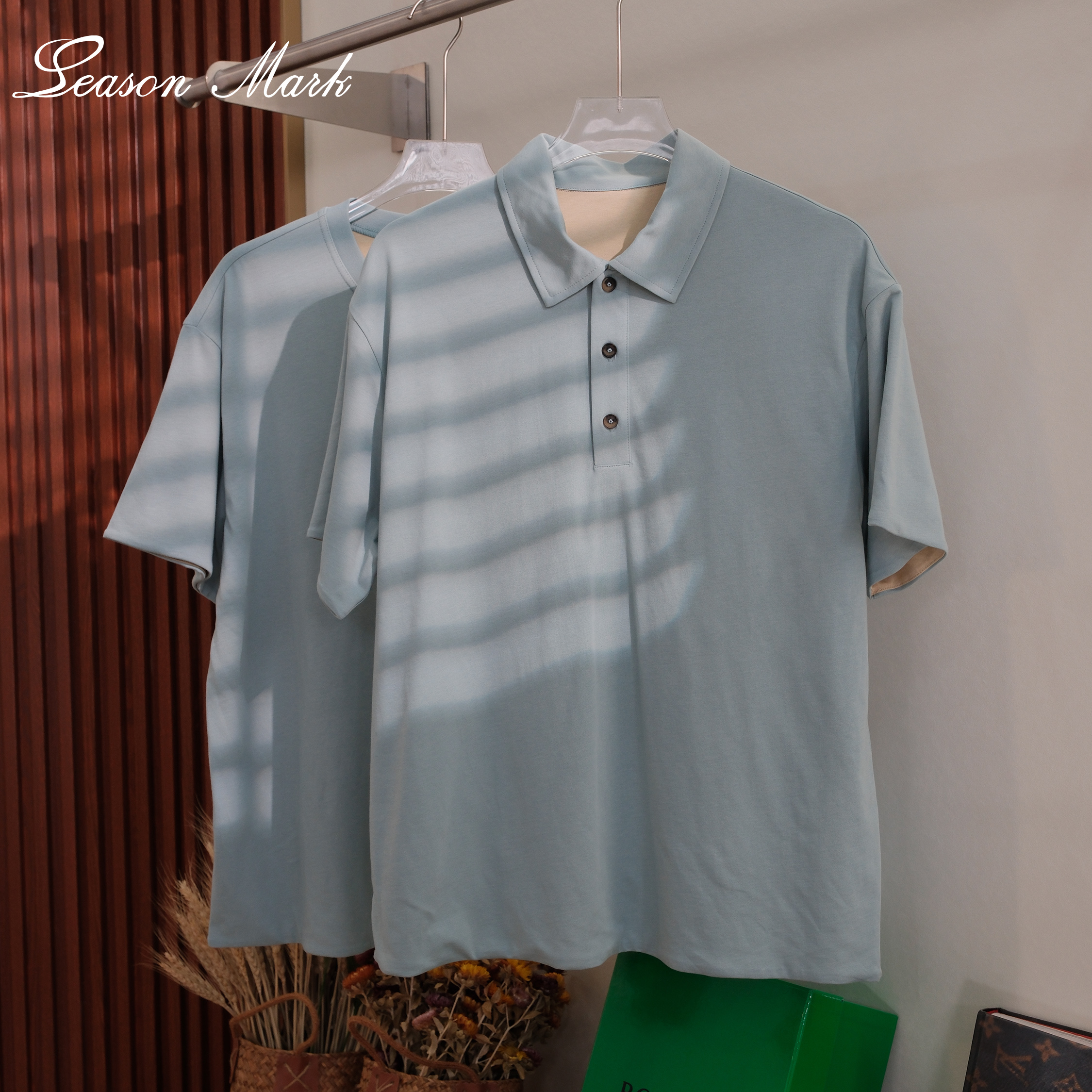 Modern Two-Tone Tee. Clean Style. All-Day Comfort.