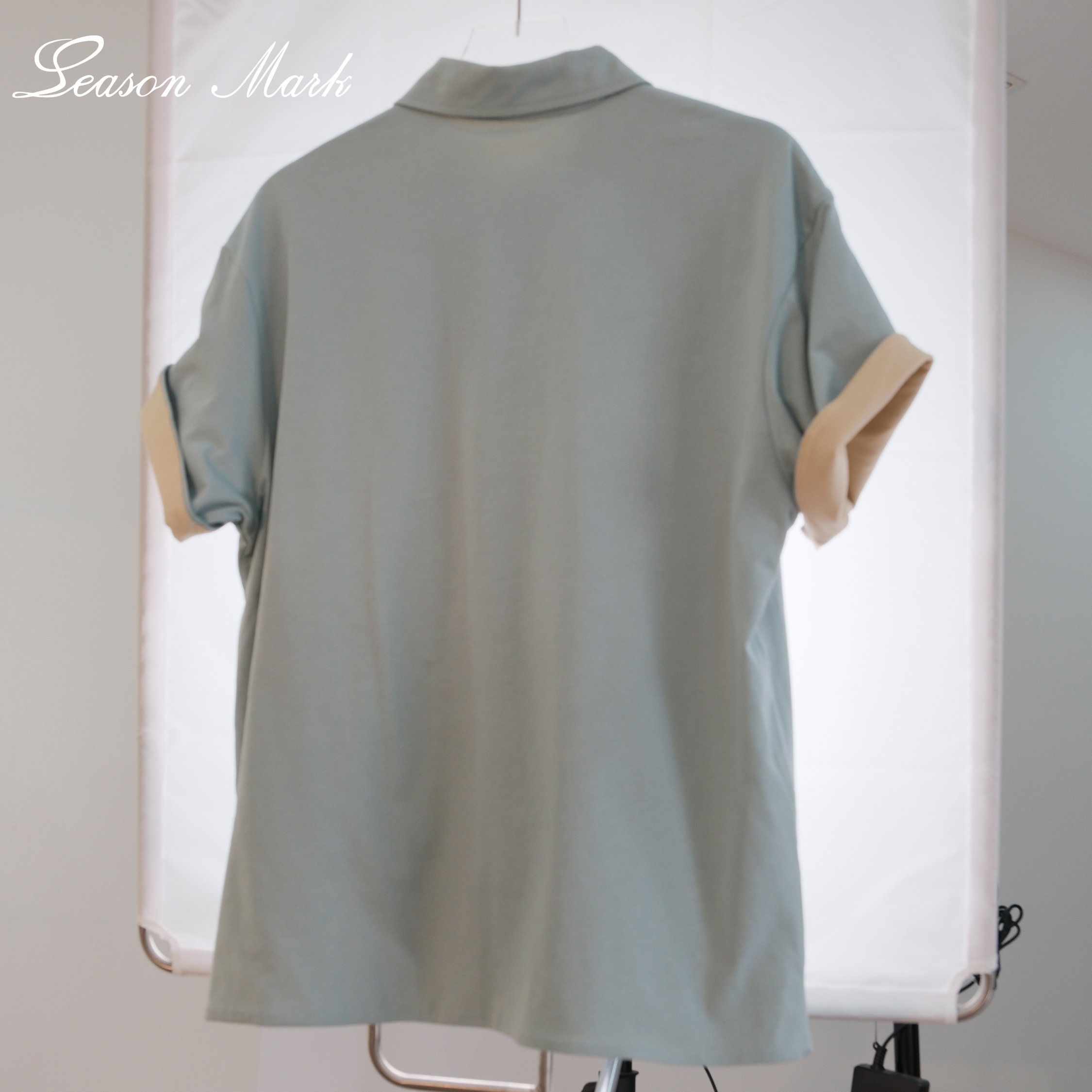 Modern Two-Tone Tee. Clean Style. All-Day Comfort.