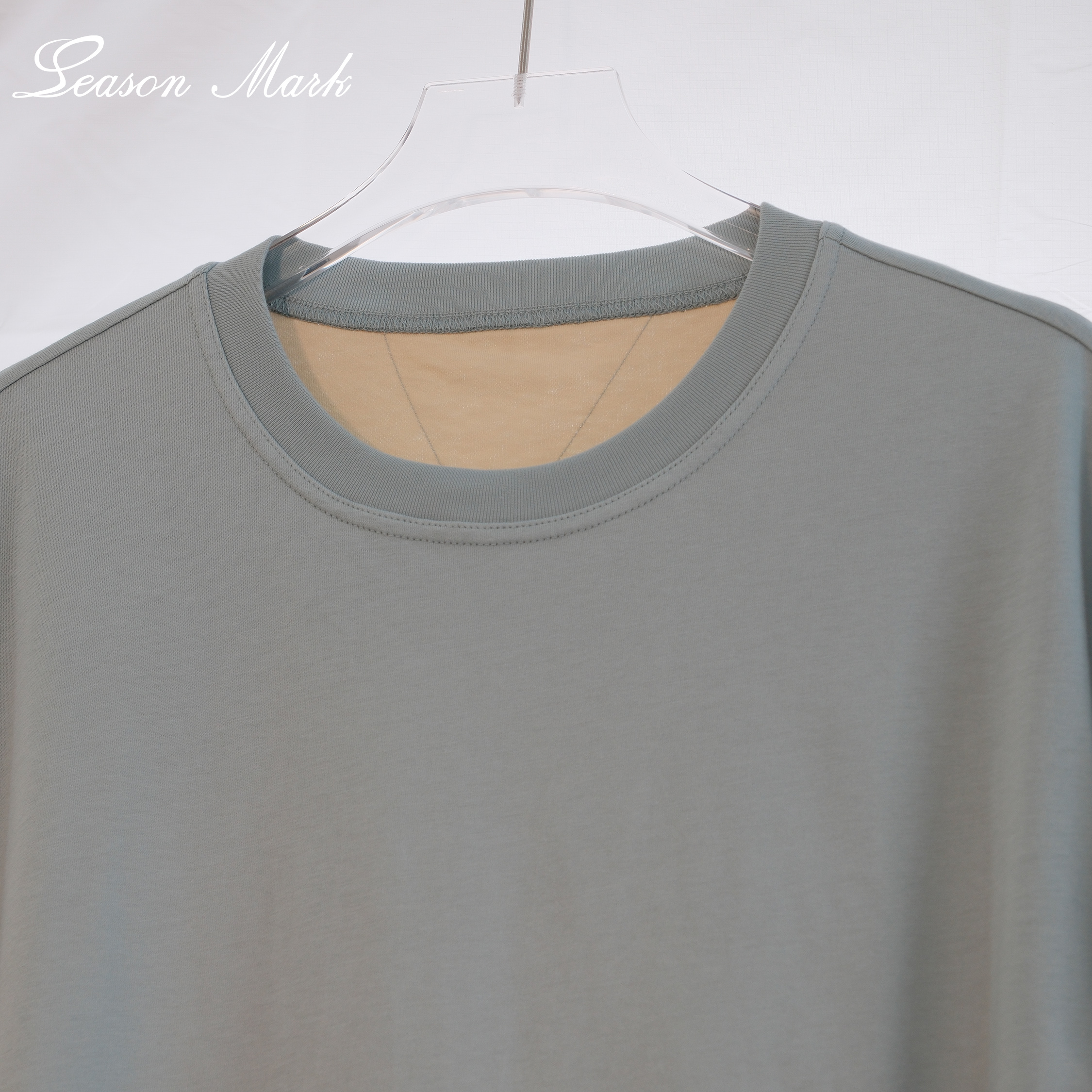 Modern Two-Tone Tee. Clean Style. All-Day Comfort.