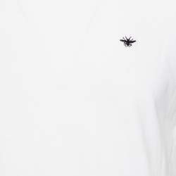 Minimalist Bee Embroidered T-Shirt – Casual Cotton Tee