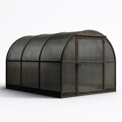 Serre de jardin en polycarbonate et aluminium (300x200x220 cm)