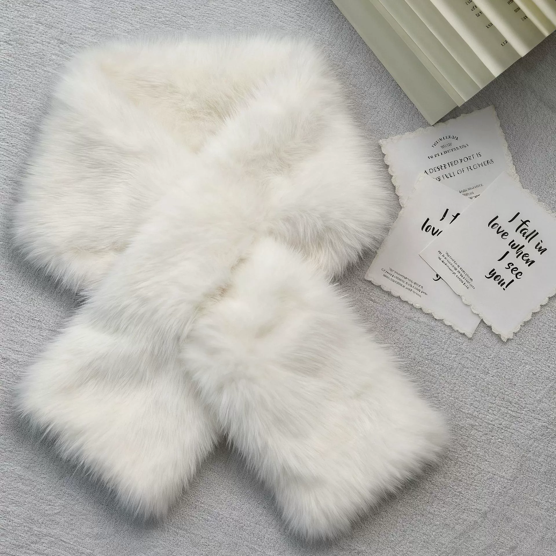 Scarf link - Fashion scarf, plush and cute warm scarf