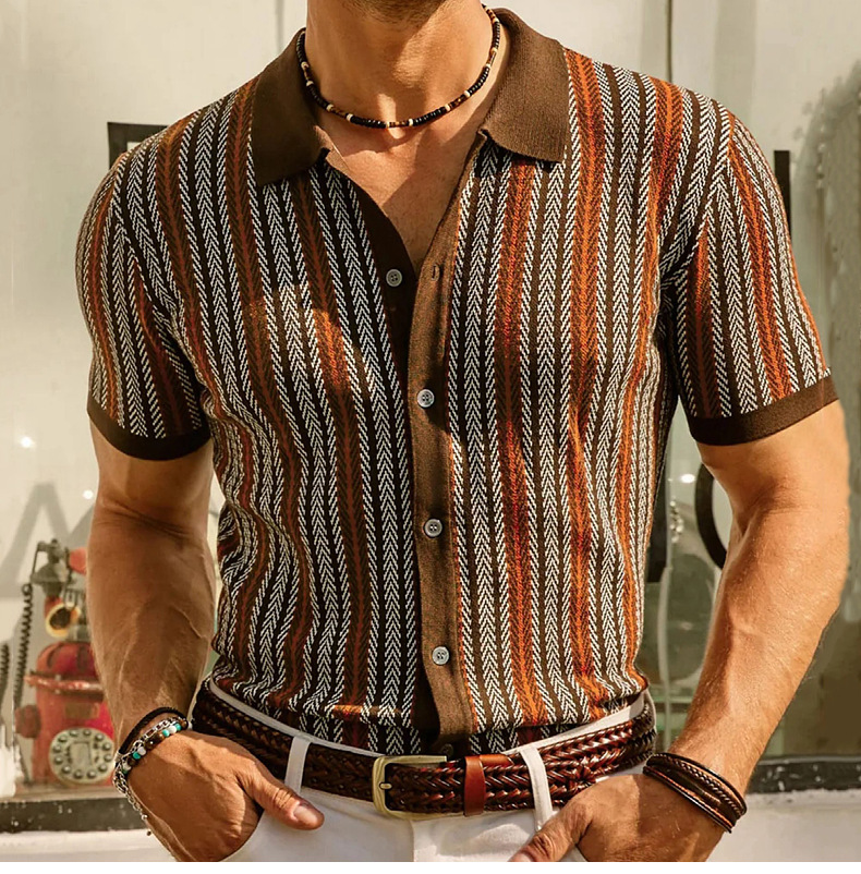 Cool Silk Sweater Short Sleeve Slim T-Shirt