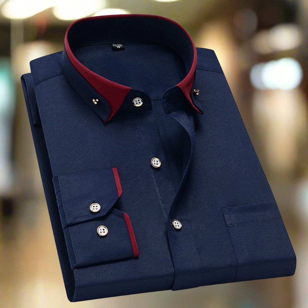 Accent Collar Dress Shirt
