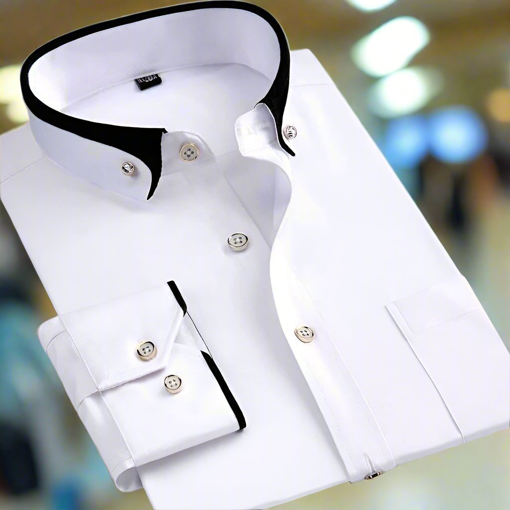 Accent Collar Dress Shirt