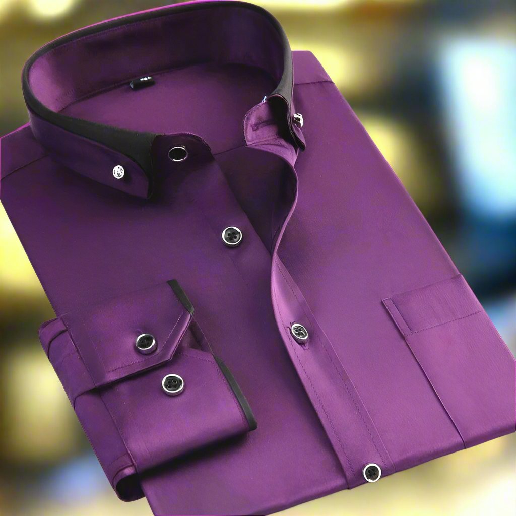 Accent Collar Dress Shirt