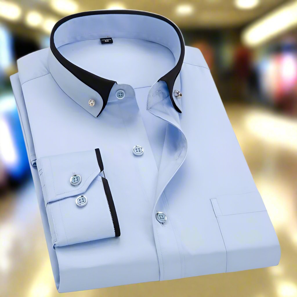 Accent Collar Dress Shirt