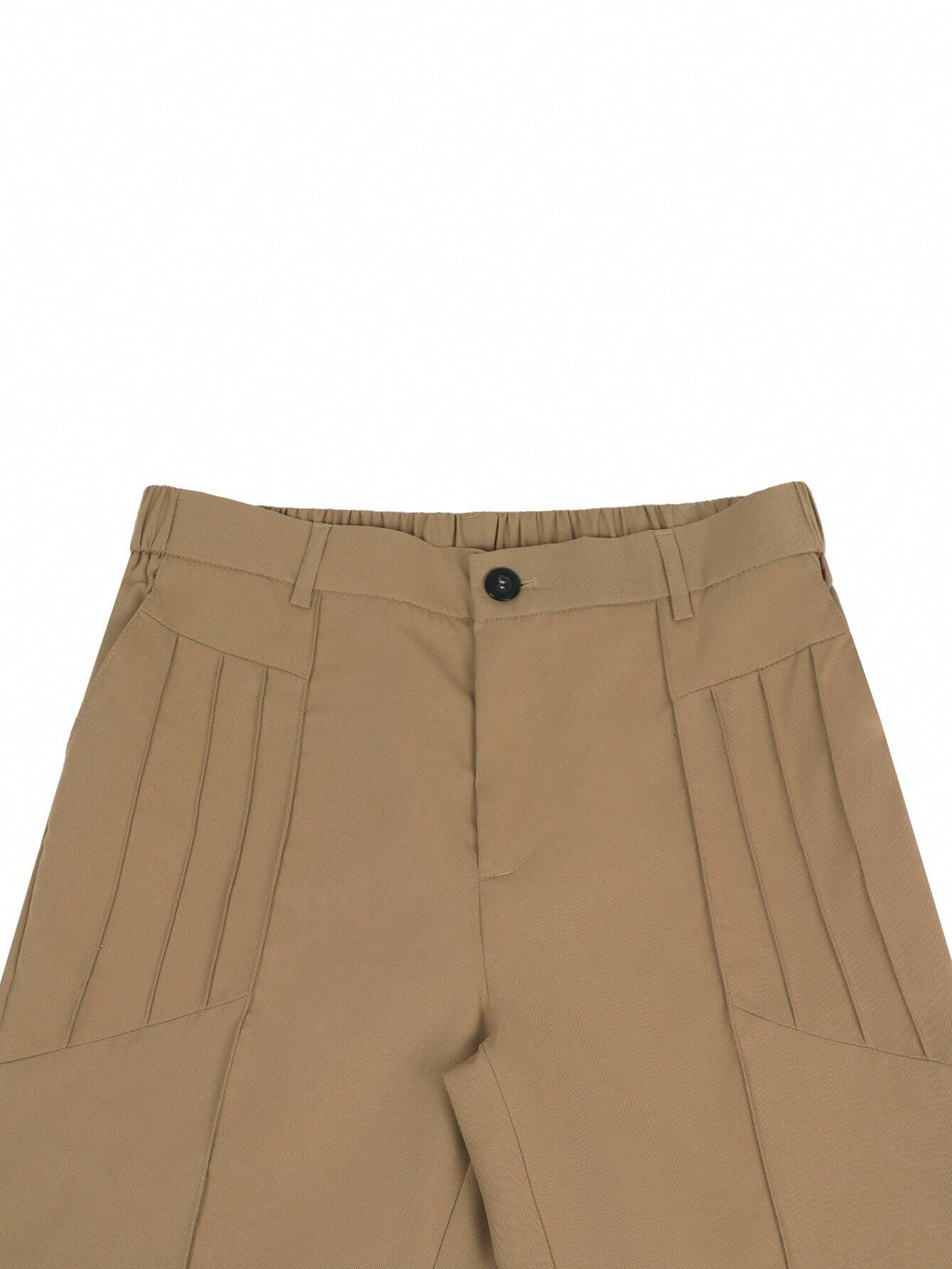 Men's Dress Pants Trousers Chinos Buttons Pocket Plaid Comfort Formal Party Work Fashion Classic Style Black Wine Micro-elastic