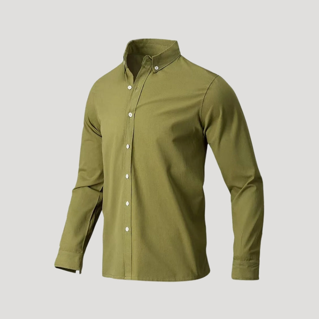 Men’s oxford work shirt – long sleeve button down