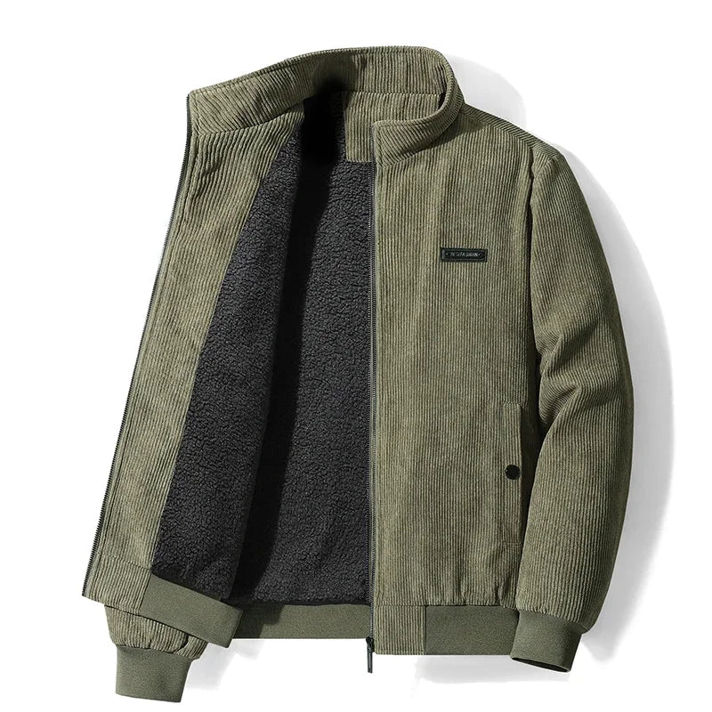 Fleece-Lined Corduroy Jacket