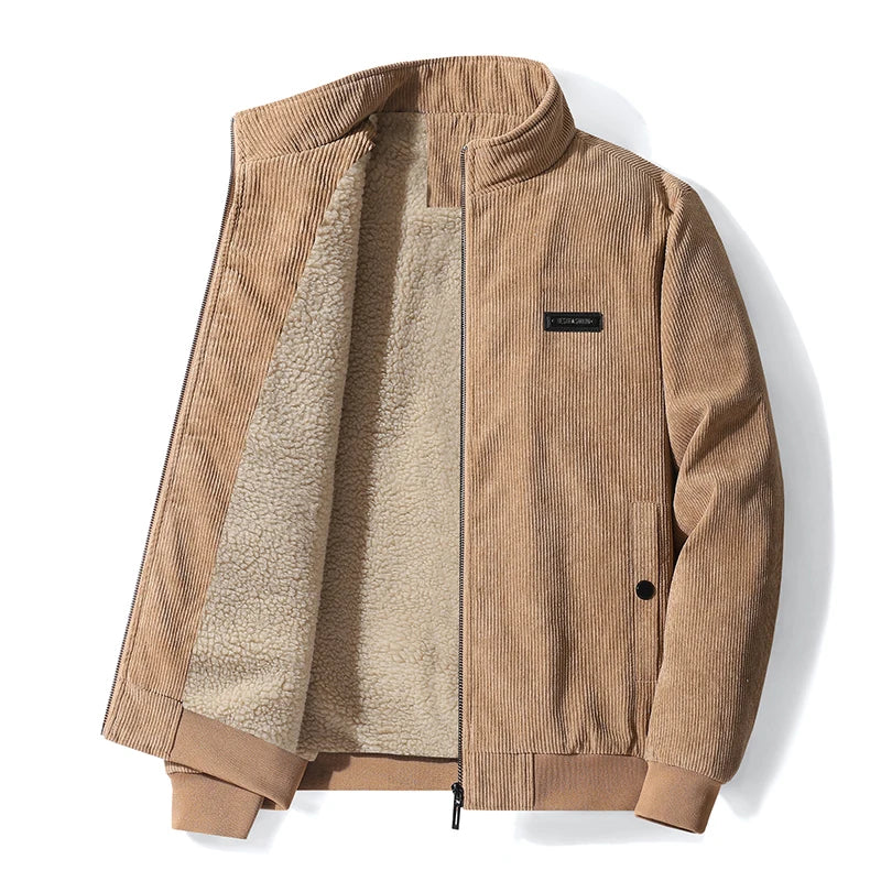 Fleece-Lined Corduroy Jacket