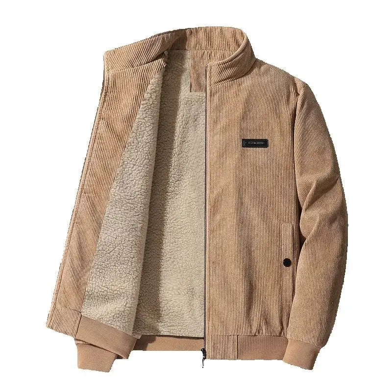 Fleece-Lined Corduroy Jacket