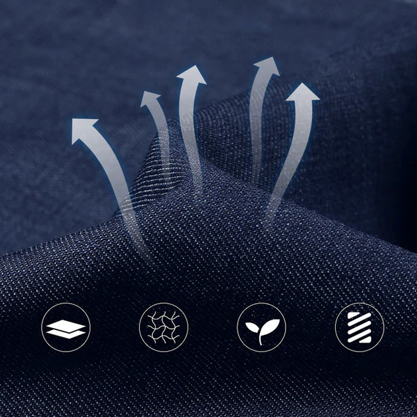 Men’s High Waist Straight Fit Jeans（50% OFF）