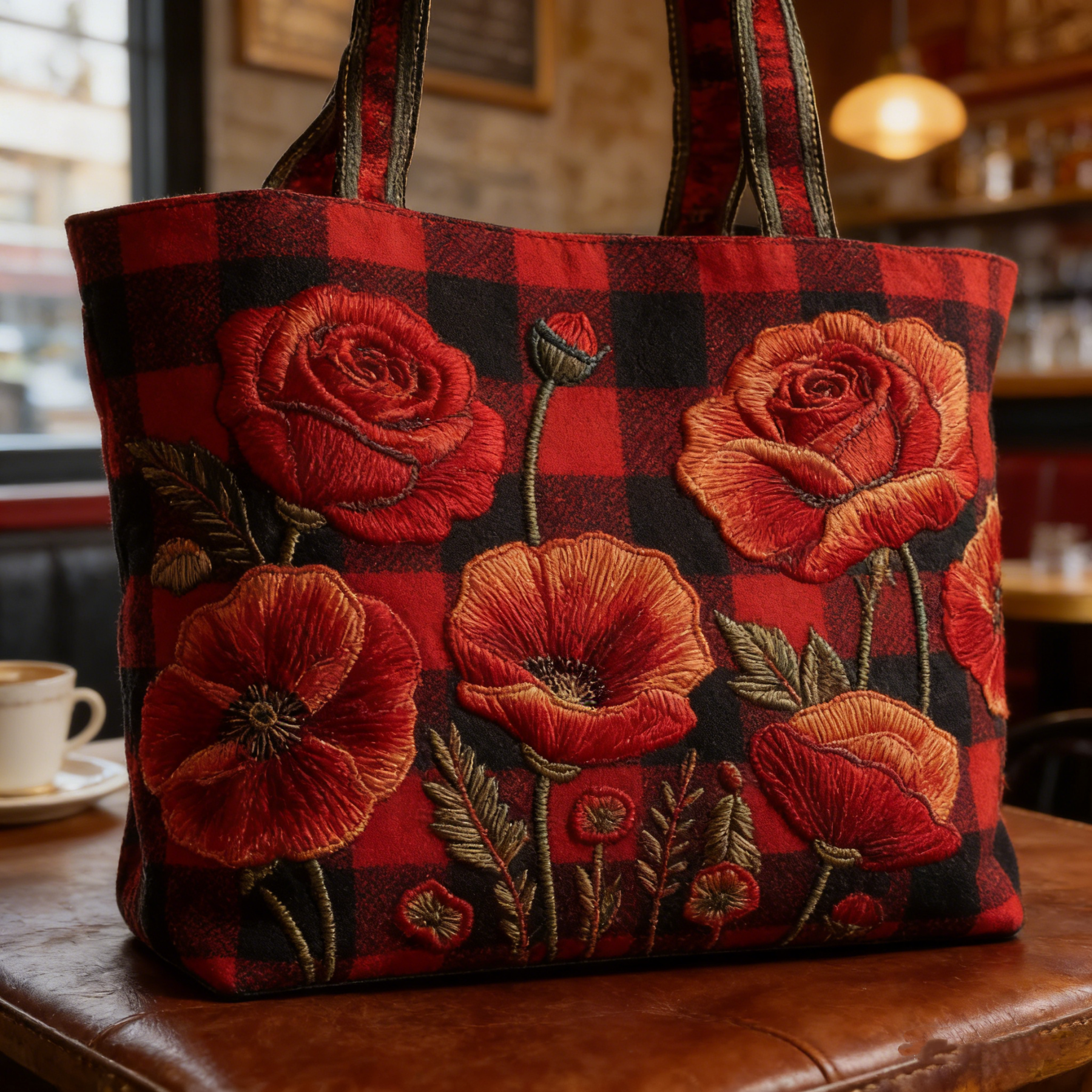 Christmas Bells Series Quilted Tote Bag