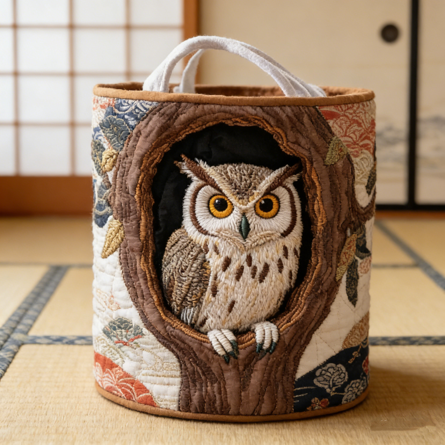 Dreamy Cavalier Day Quilted Laundry Basket