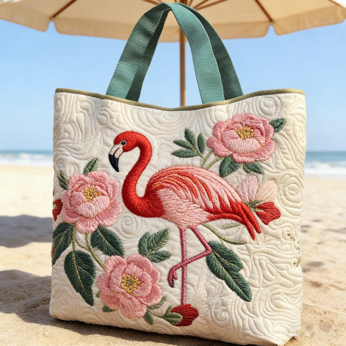 Christmas Bells Series Quilted Tote Bag