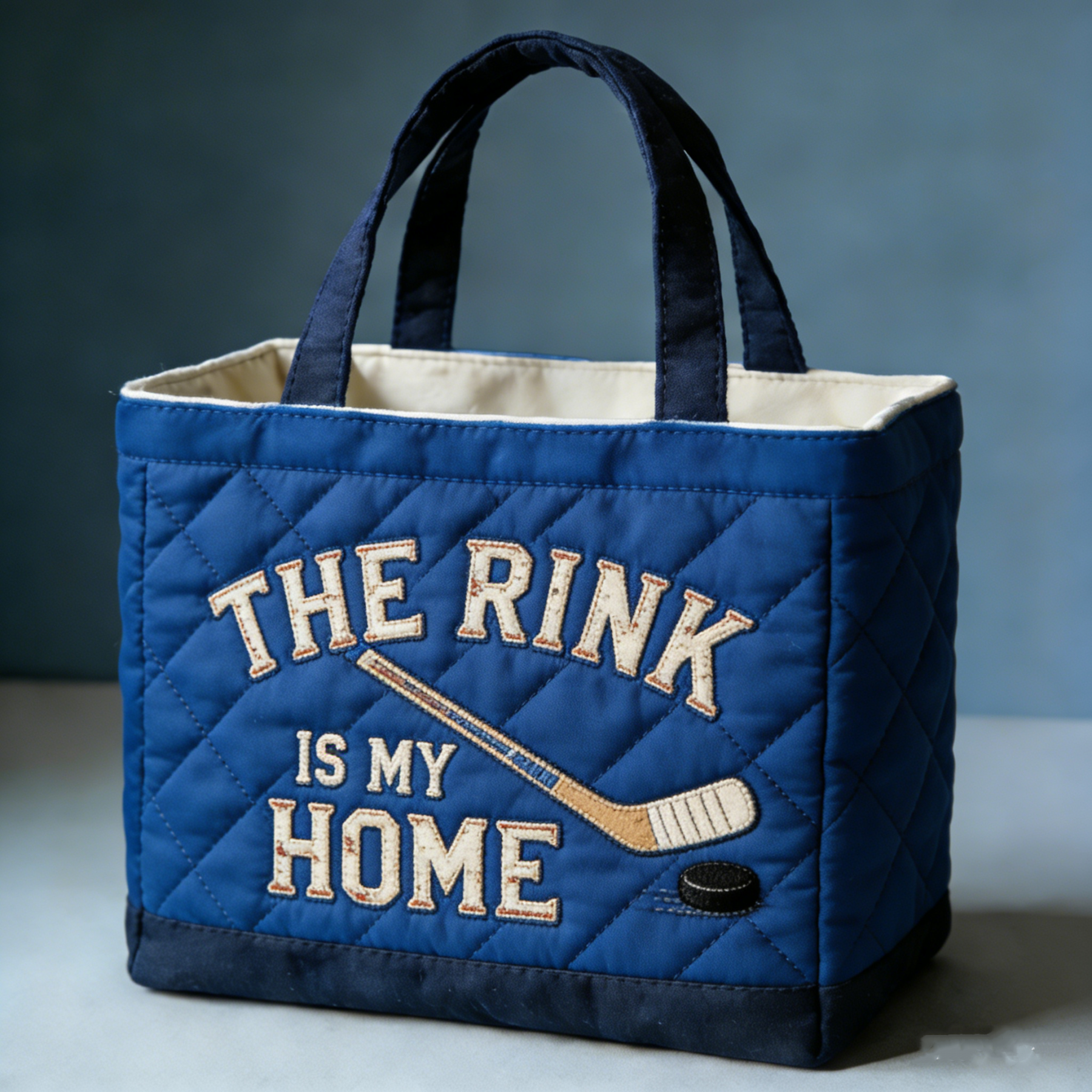 Moonlit Meow QuiltedTote Bag