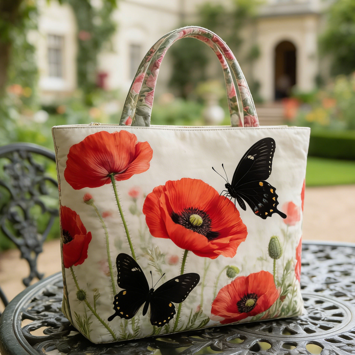 Christmas Bells Series Quilted Tote Bag