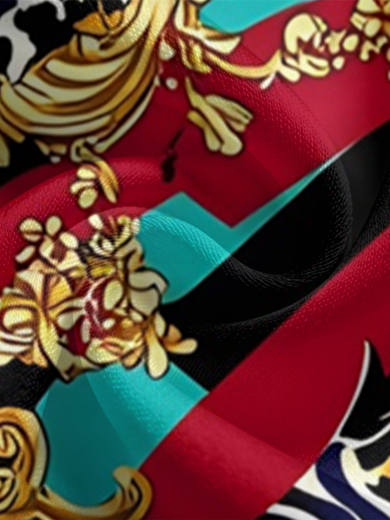 Baroque Safari Queen Long Sleeve Zip-Up Jumpsuit RST403