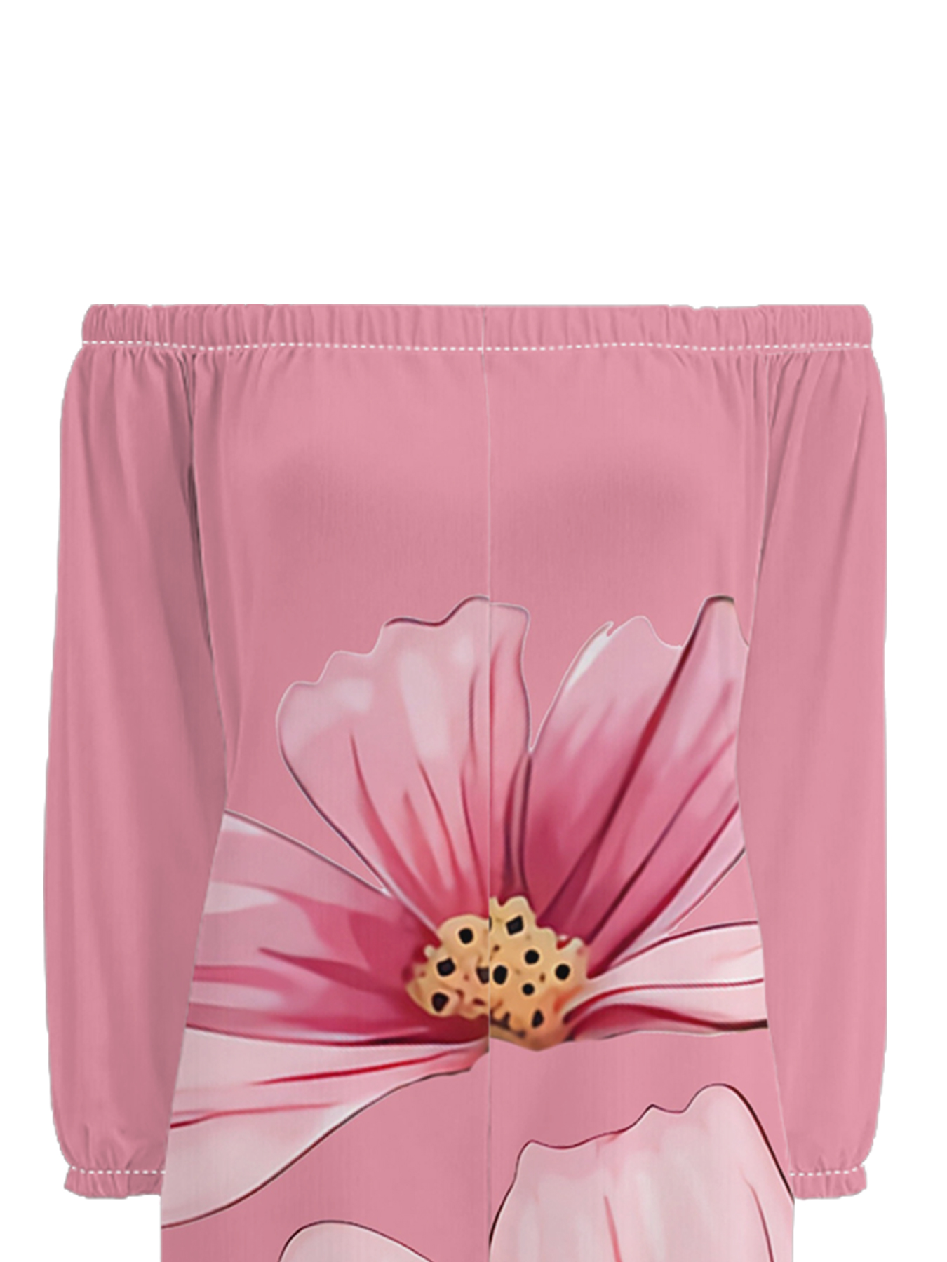 Pink Cosmo Floral Off-Shoulder Jumpsuit