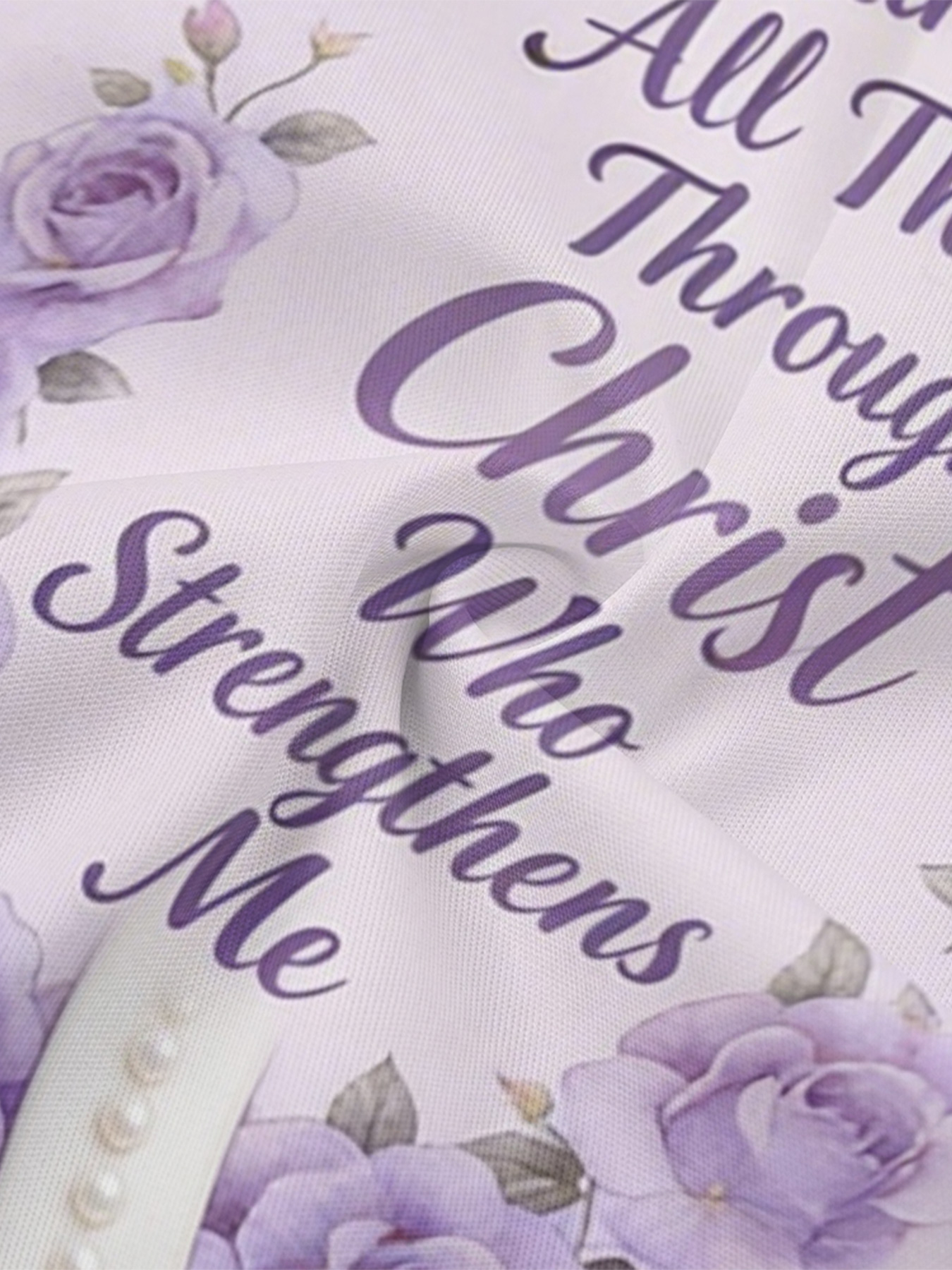 Ombre Purple-Blue Pearl Cross Easter Flare Sleeve Bodycon Midi Dress