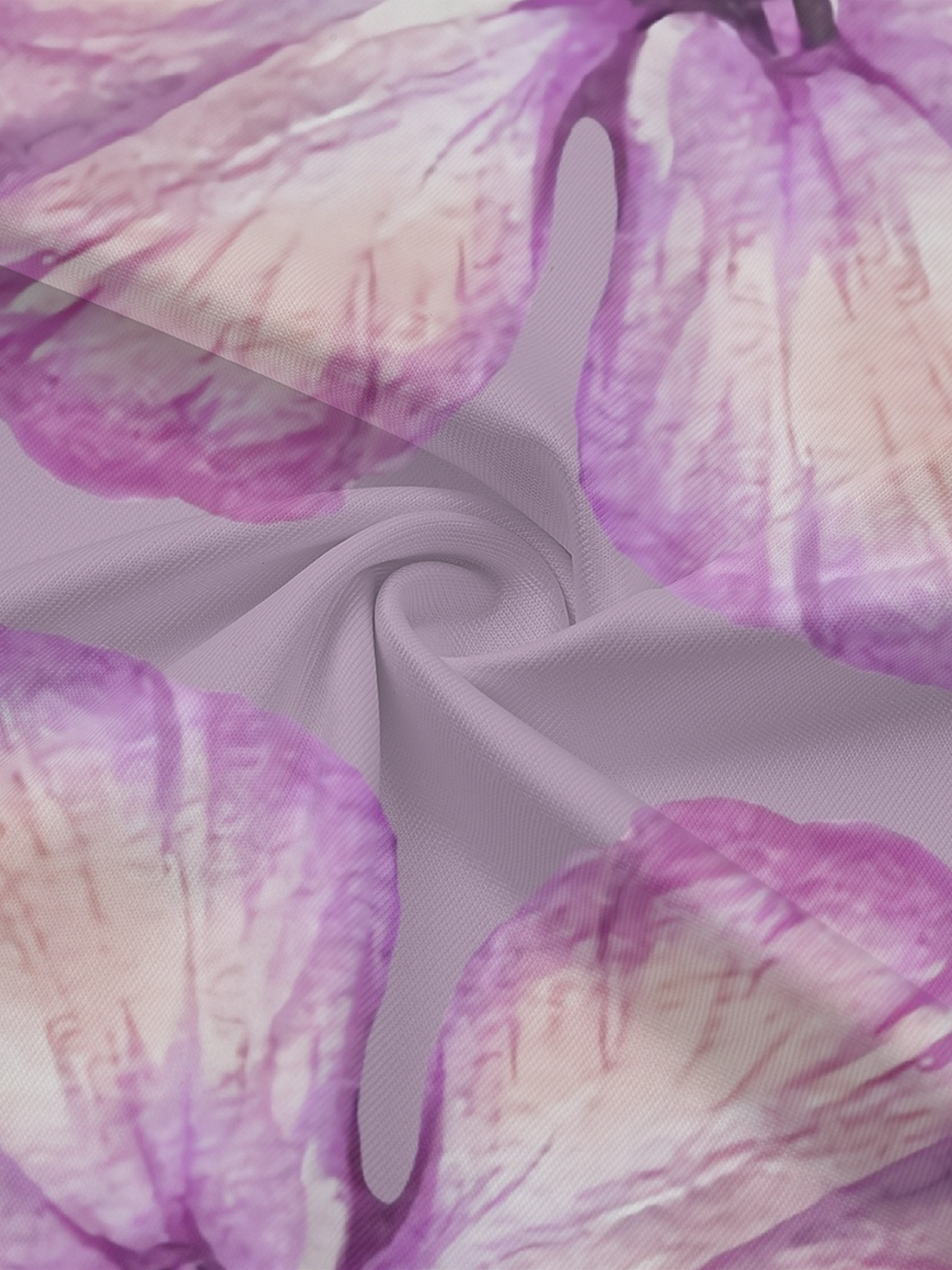 Lavender Hibiscus Off-Shoulder Jumpsuit