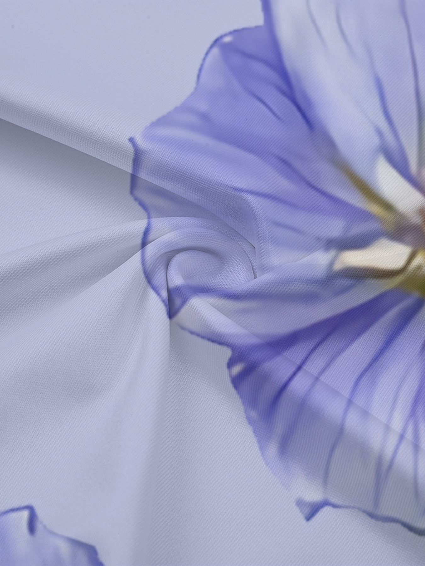 Soft Blue Floral Off-Shoulder Jumpsuit