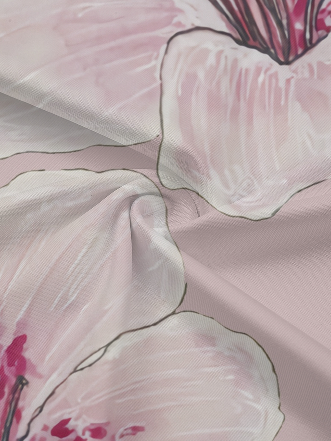 Blush Pink Floral Off-Shoulder Jumpsuit