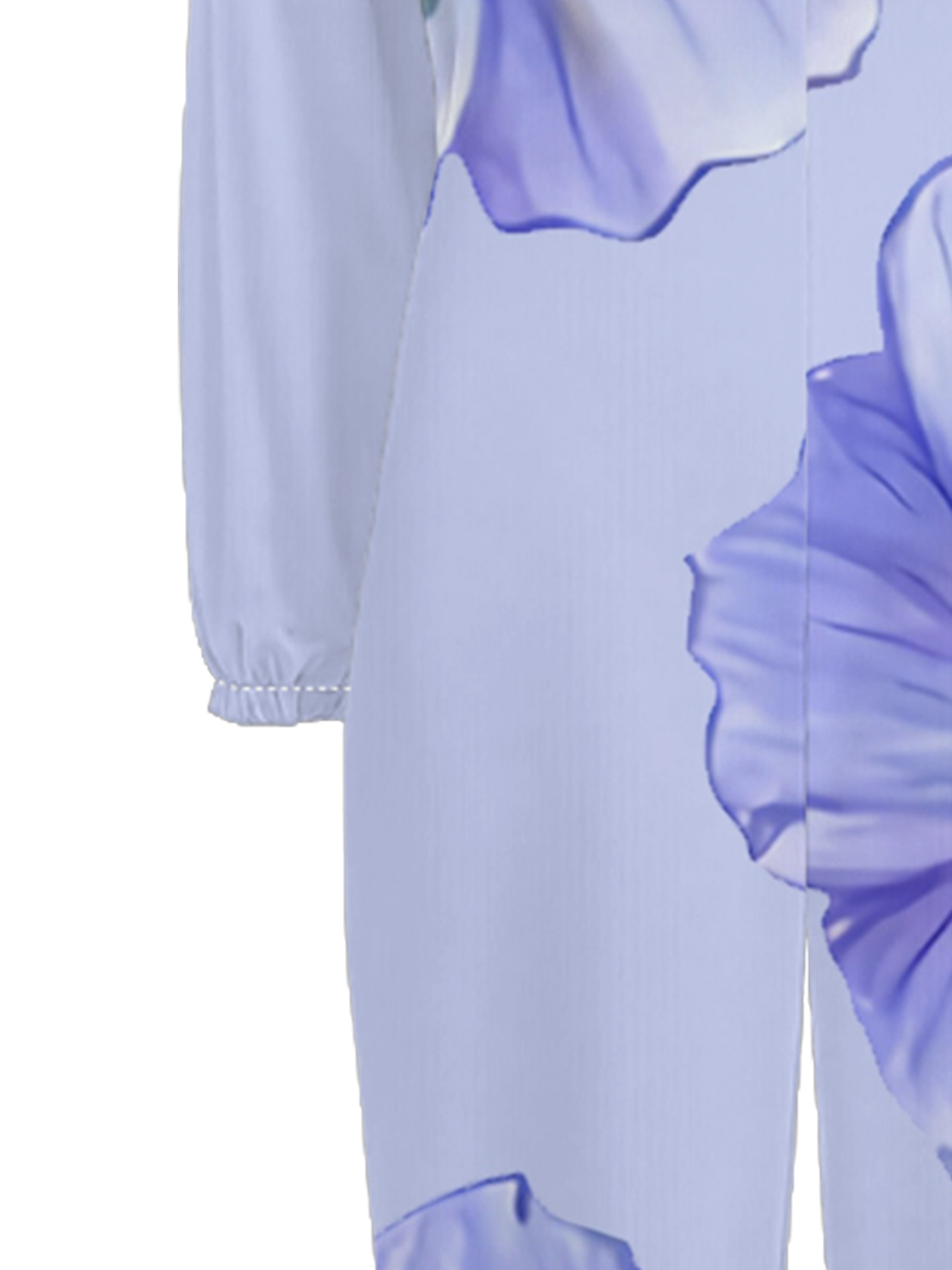 Soft Blue Floral Off-Shoulder Jumpsuit