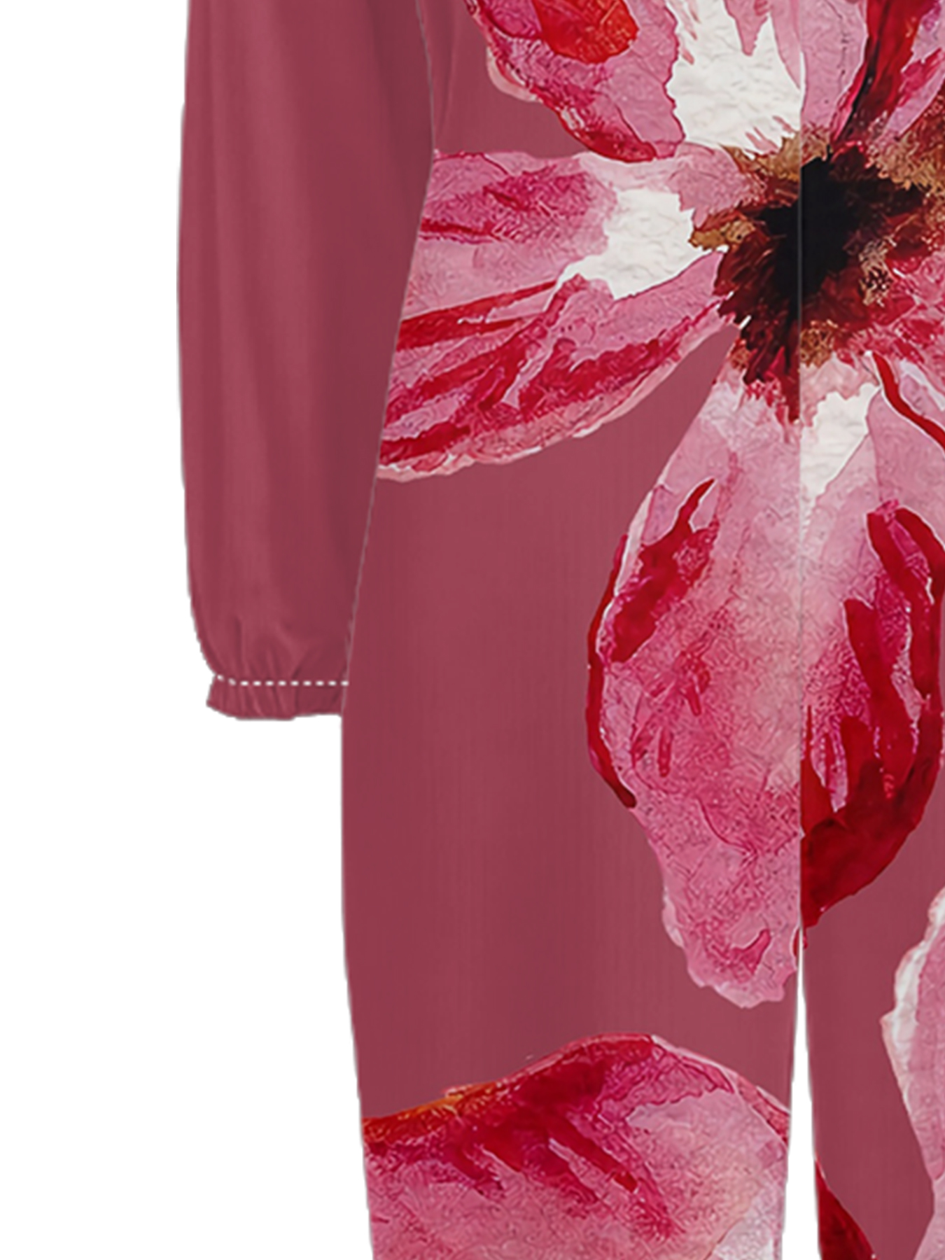 Bold Red Floral Off-Shoulder Jumpsuit