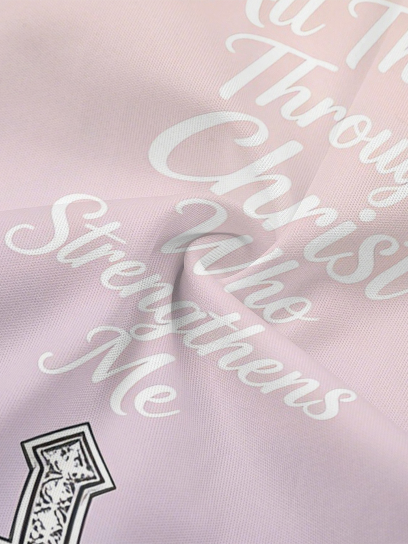 Lavender Ombre Rose Cross Easter Flare Sleeve Bodycon Midi Dress