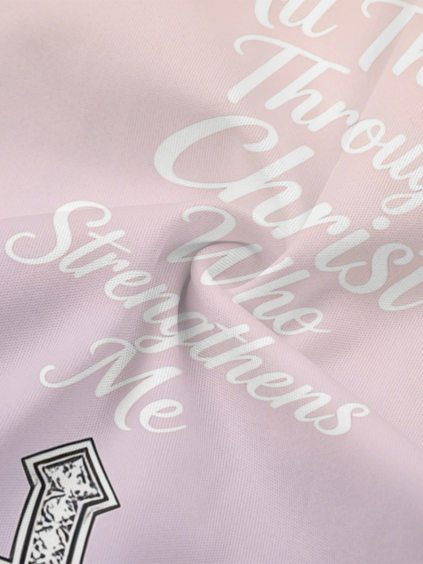 Lavender Ombre Rose Cross Easter Flare Sleeve Bodycon Midi Dress