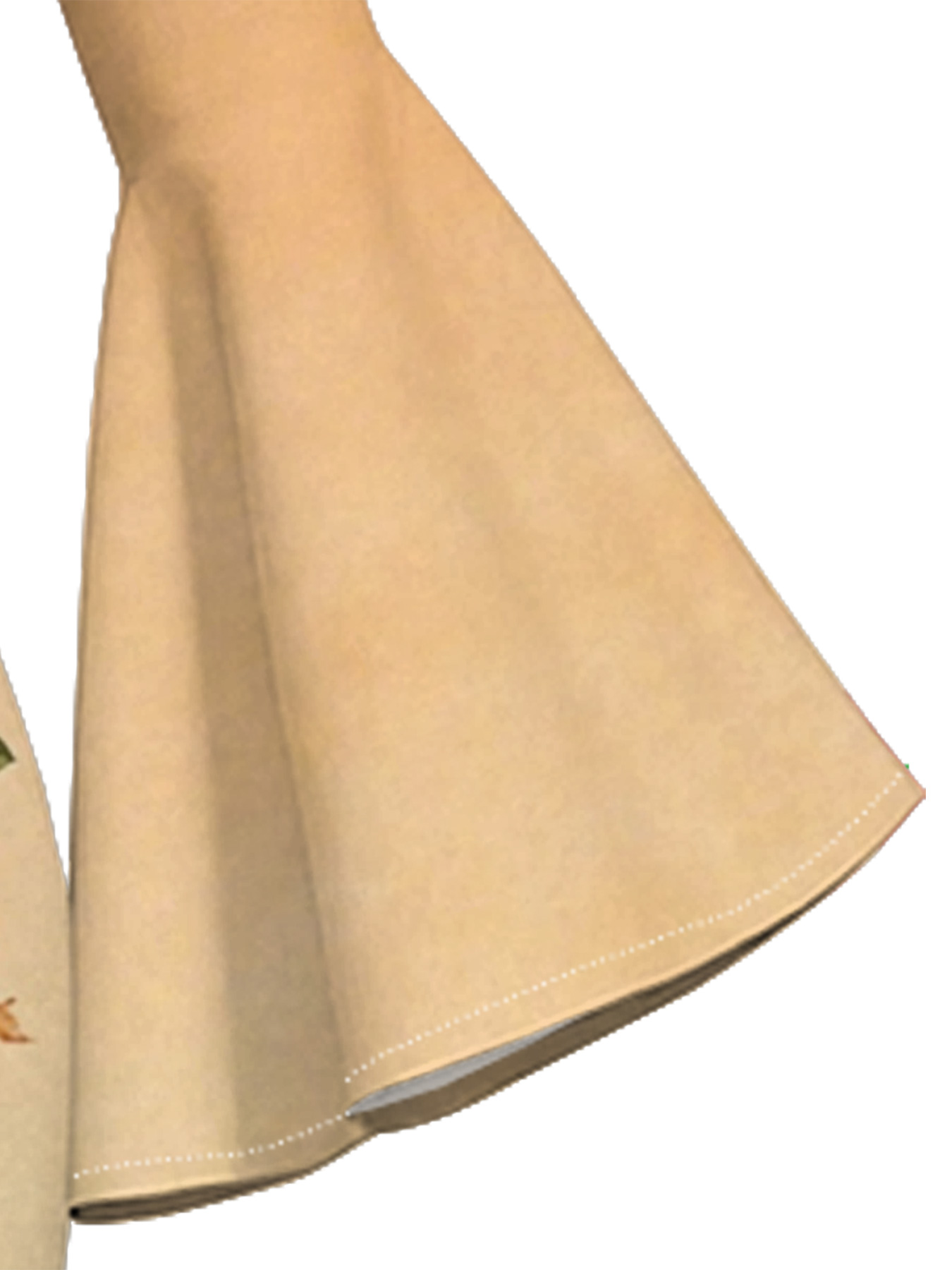 Gradient Orange-Yellow Scripture Cross Easter Flare Sleeve Bodycon Midi Dress