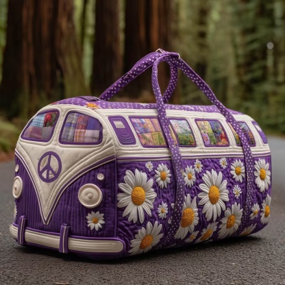 Hippie Van Quilted Duffle Bag GFTOMA3630