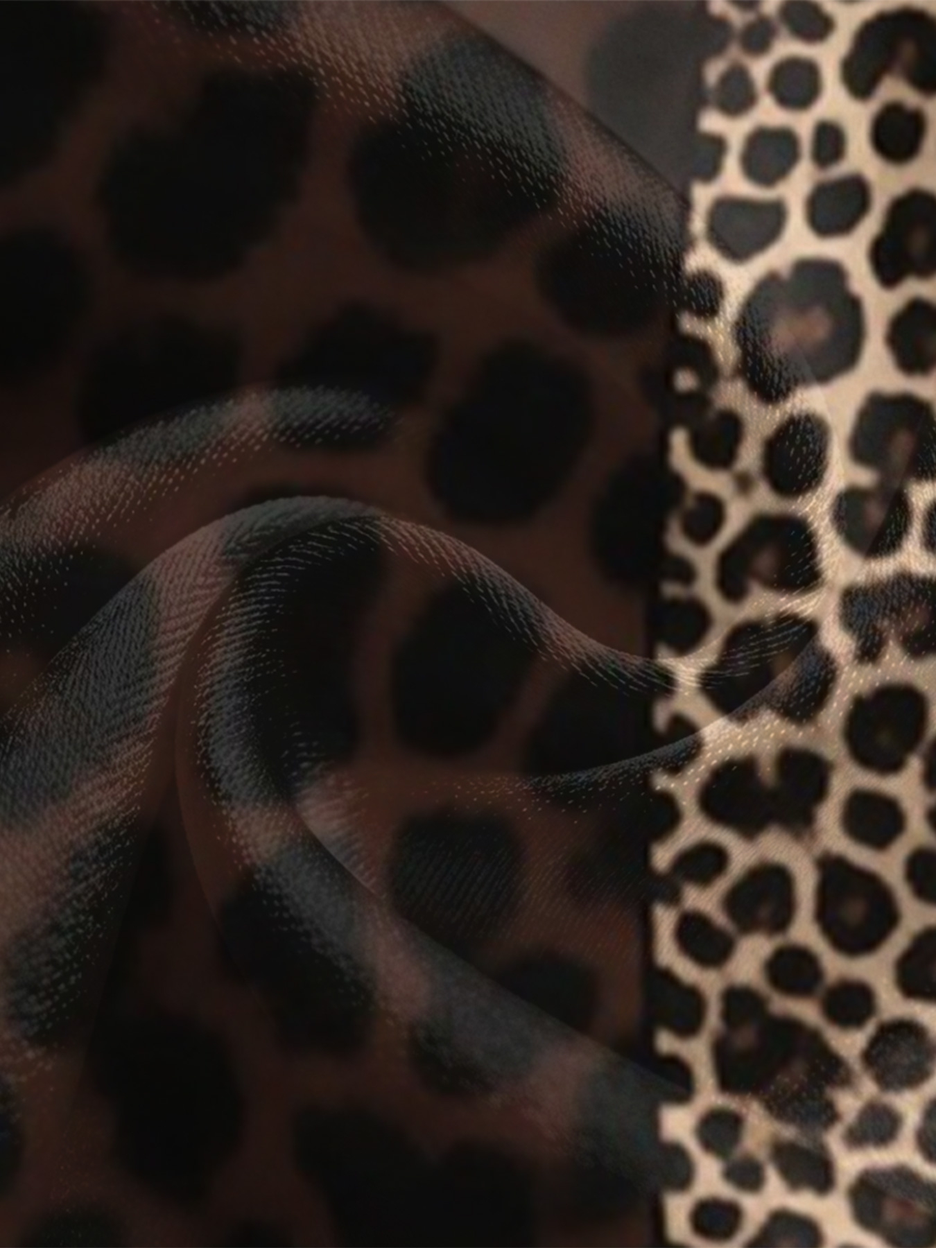 Classic Brown Leopard Long Sleeve Zip-Up Jumpsuit