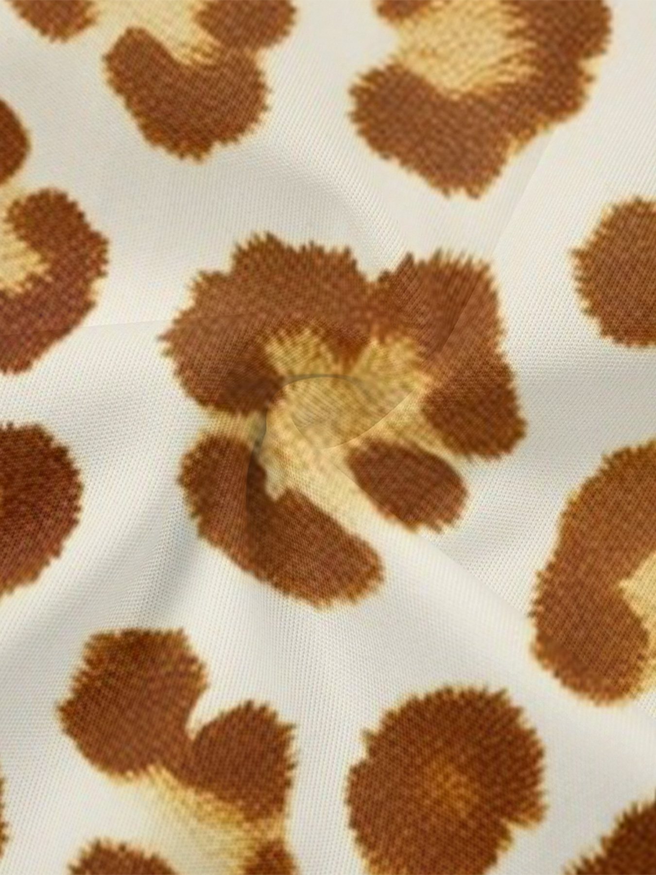 Classic Brown Leopard Sleeveless Halter Jumpsuit