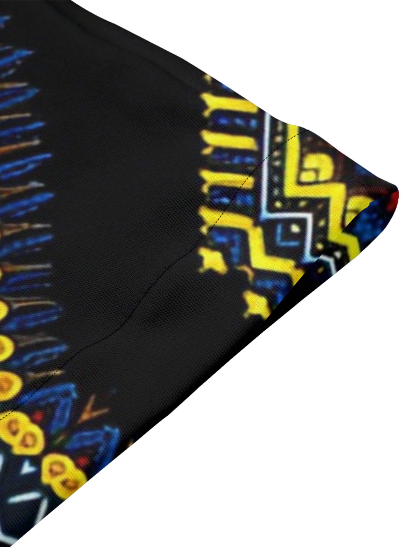 Black Dashiki Flare Sleeve Bodycon Midi Dress