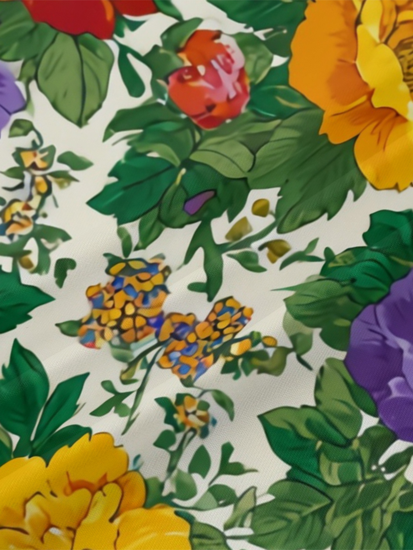 Vibrant Multicolor Floral V-Neck Bodycon Midi Dress WJN3682