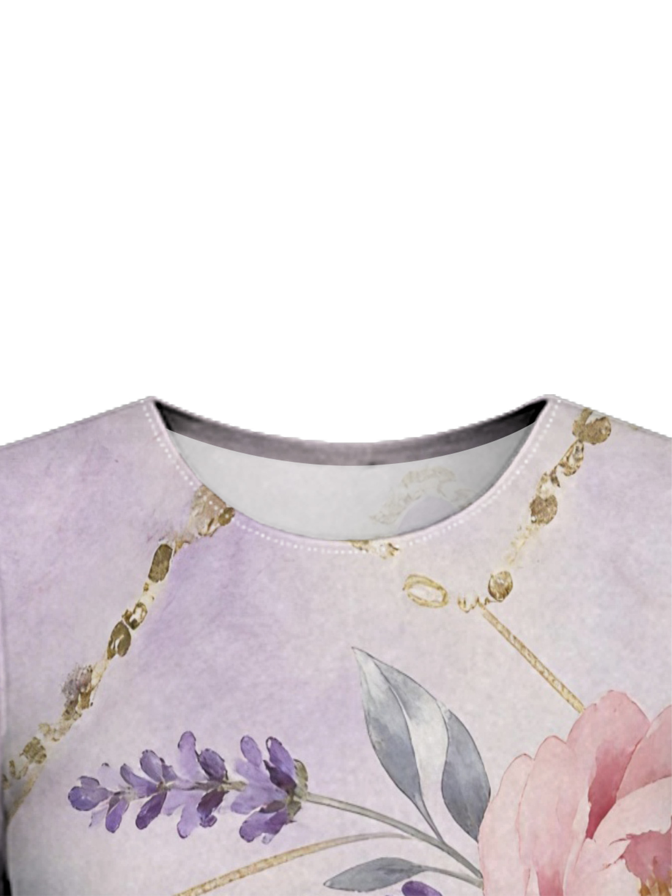 Pastel Purple Marble Cross Easter Flare Sleeve Bodycon Midi Dress